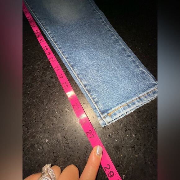 NEW LEVI’S HIGH WAISTED MOM DENIM BLUE JEANS TAPERED LEG SZ 27x27 - Picture 10 of 10